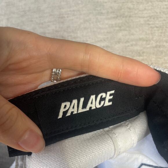 PALACE Knit White P Hat Made In USA Adjustable Streetwear Black - Picture 4 of 4